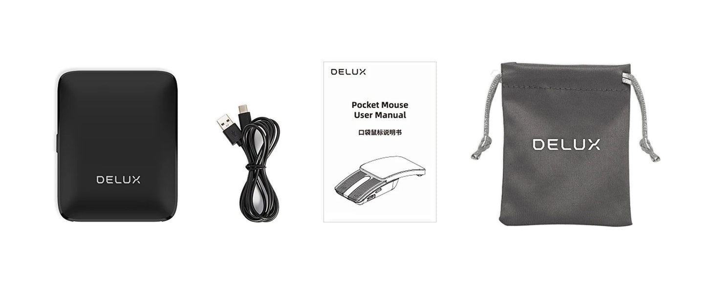 Pocket Folding Bluetooth Mouse – Ultra Slim Silent Portable