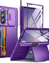 Strong Magnetic Case for Samsung Galaxy Z Fold 6 with MagSafe Built in Screen Protector Belt Clip Kickstand Function Phone Case