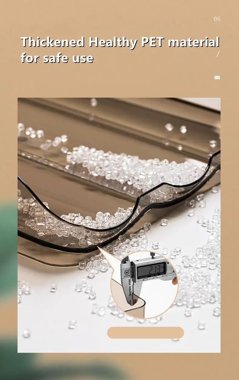 Automatic Rolling Egg Box Multi-Layer Rack Holder – Refrigerator Egg Storage Basket Kitchen Organizer