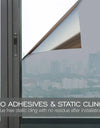 Multi-size One Way Mirror Window Film Privacy Sun Blocking Glass Sticker Heat Control Reflective Film Self Adhesive Window Tint