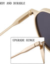 Vintage Punk Sunglasses For Men Retro Oval Steampunk Round Shades