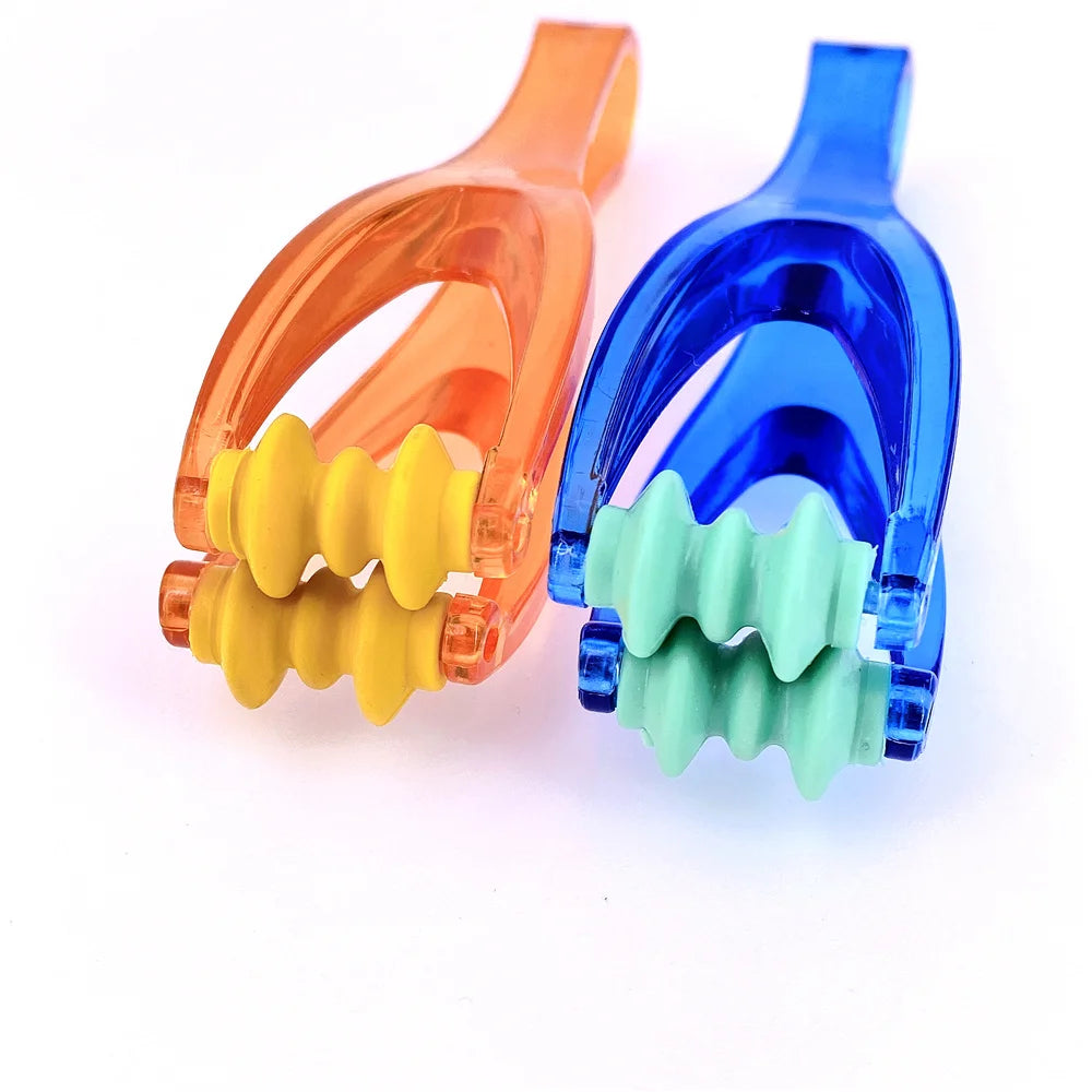 1Pcs 2 Rollers Finger Massager Mini Finger Joints Massager With Elastic Handle For Finger Blood Circulation & Muscle Relaxation