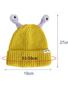 Glowing Little Monster Knit Hat Portable Children Winter Hat Kids for Running Backpacking Skating Camping Outdoor