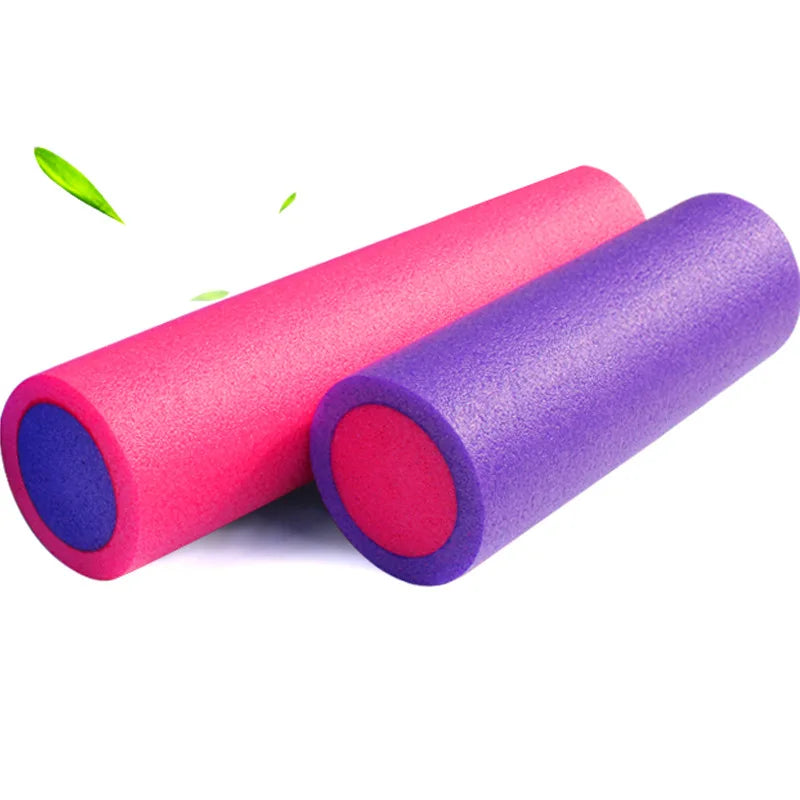 45x15cm PE Yoga Column Fitness Yoga Muscle Relaxation Roller Massage Stick Solid Foam Roller