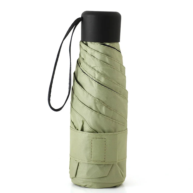 Ultralight Mini Folding Umbrella Compact Windproof Travel Sun Rain Protection