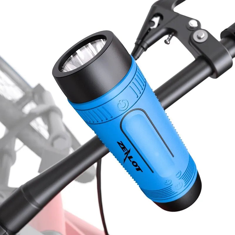 Bluetooth Speaker Outdoor Bicycle Speaker Portable Waterproof Wireless Speaker Support TF Card+Flashlight+power Bank