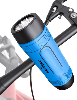 Bluetooth Speaker Outdoor Bicycle Speaker Portable Waterproof Wireless Speaker Support TF Card+Flashlight+power Bank