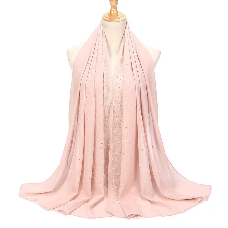 Chiffon Hijabs Scarf Turbans High Quality Chiffon Shawls For Muslim Veil Islamic Malaysian Women Veil Hijabs Scarf Long Shawls