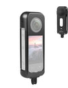 for Insta360 X3 Metal Aluminum Alloy Protective Cage Rig Housing Frame with Silicone Lens Cover
