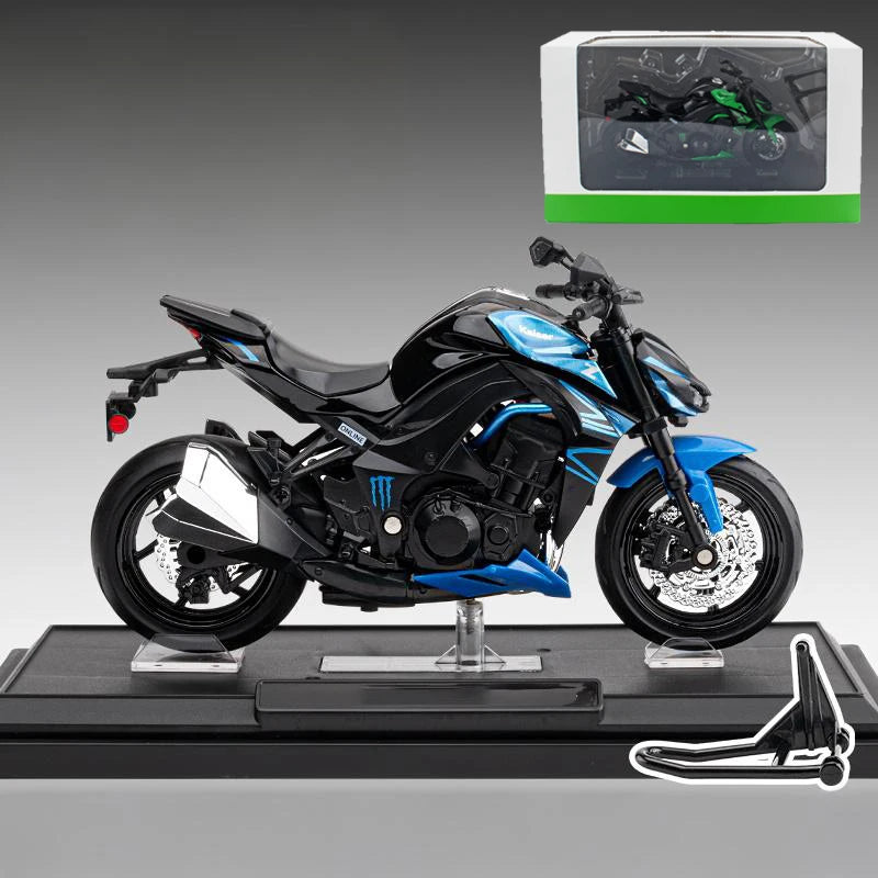 Diecast Kawasaki Ninja Z1000 Sports Motorcycle Model 1 to 12 Scale