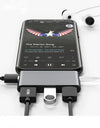4K HDMI-compatible Display Dock Station Type C Hub 60W Charging  Station Dock Usb C To Earphone 3.5mm for Huawei Samsung Xiaomi