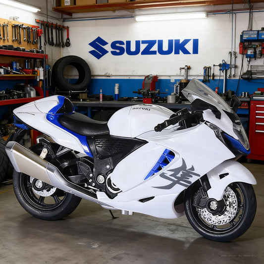 1/18 Suzuki Hayabusa GSX1000R YZF-R1 Motorcycle Model Toy Vehicle Collection Autobike Shork-Absorber Off Road Autocycle Toys Car