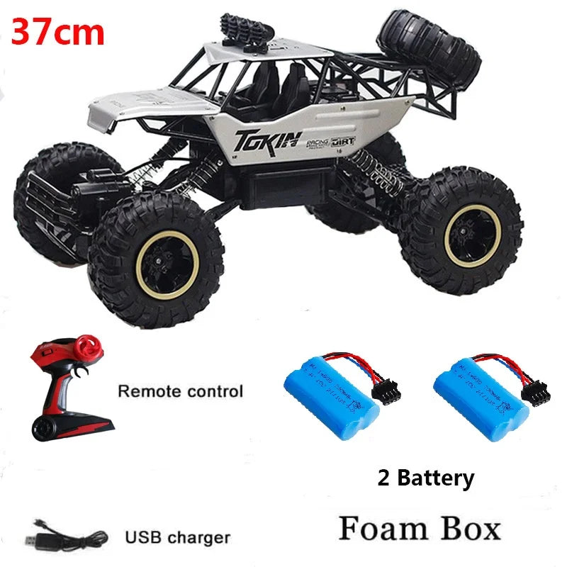 112 Scale Four Wheel Drive RC Monster Truck With LED Lights