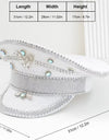 Burning Man White Rainbow Gem Delicate simple little rhinestone Navy Holiday Man Festival Halloween Hat Silver Top Hat