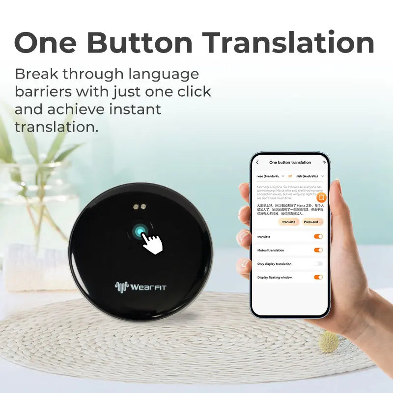 Smart AI Voice Assistant Accurate Translator 137 Languages Video Photo Record Translate Simultaneous Interpretation Translation