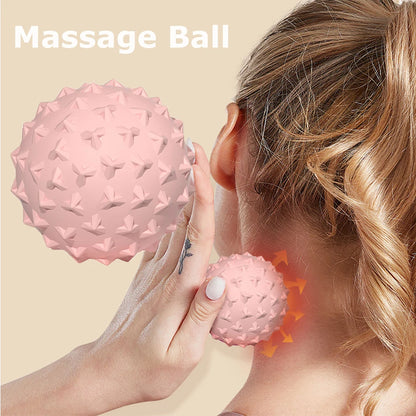 Durable TPE Massage Ball Local Body Muscle Relaxation Fascia Relief Plantar Fasciitis Exercise Fitness Relieve Pain 4.5cm Balls