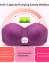 Electronic Massage Bra Electric Breast Massager with 5 Modes Vibrating Hot Compress Breast Instrument