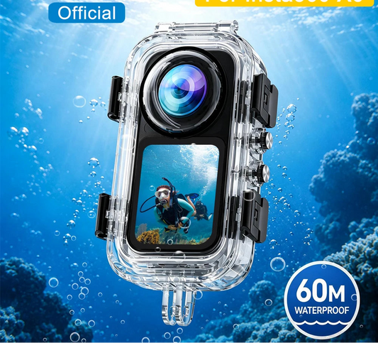 60 Metre Waterproof Diving Case for Insta360 X6