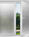 1/2M Matte Window Film Privacy UV Protection Stained Vinyl for Glass Static Cling Frosted Decorative Window Sticker for Home
