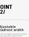 Rotatable adjustable 180° rear co-driver sleeping artifact chronic rebound memory cotton car side neck pillow