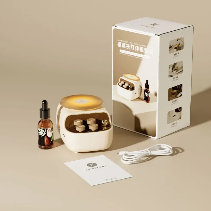 Aromatherapy Night Light Creative Mini Atmosphere Wireless Bluetooth Speaker Desktop High Sound Quality Ornament Bass Cannon