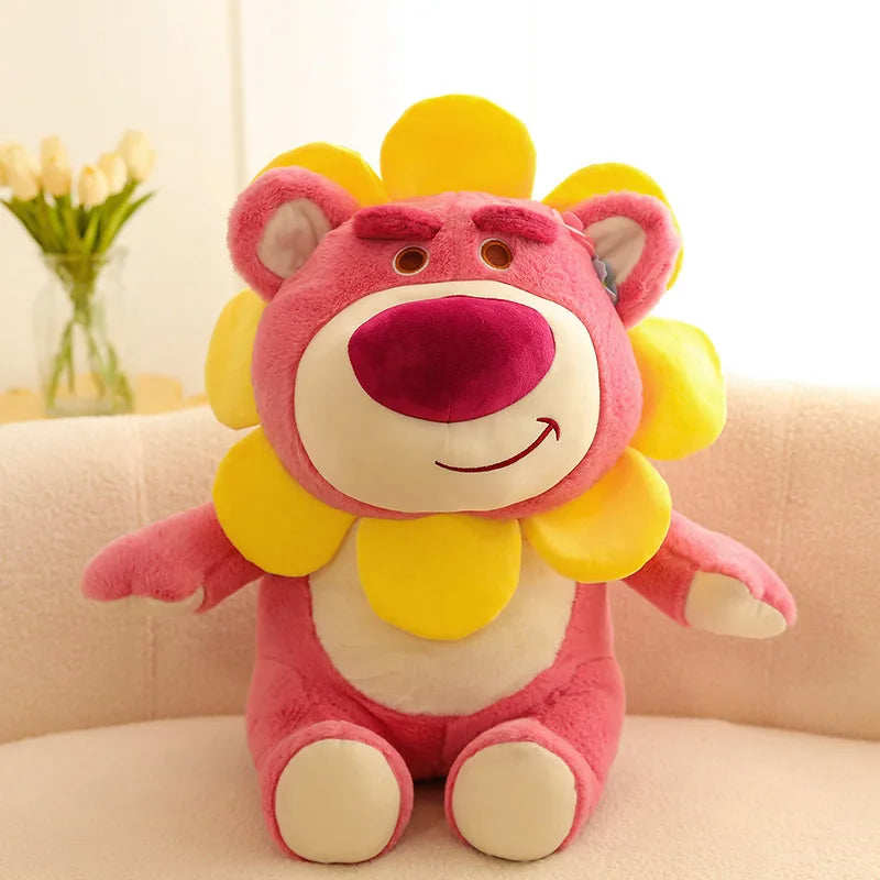 Sunflower Fairy Strawberry Bear Plush Stuffed Doll Toy