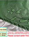 Customized Round Square Waterproof Outdoor Patio Garden Furniture Covers Rain Snow Chair Sofa Table Dust Proof kitchen BBQ Cover