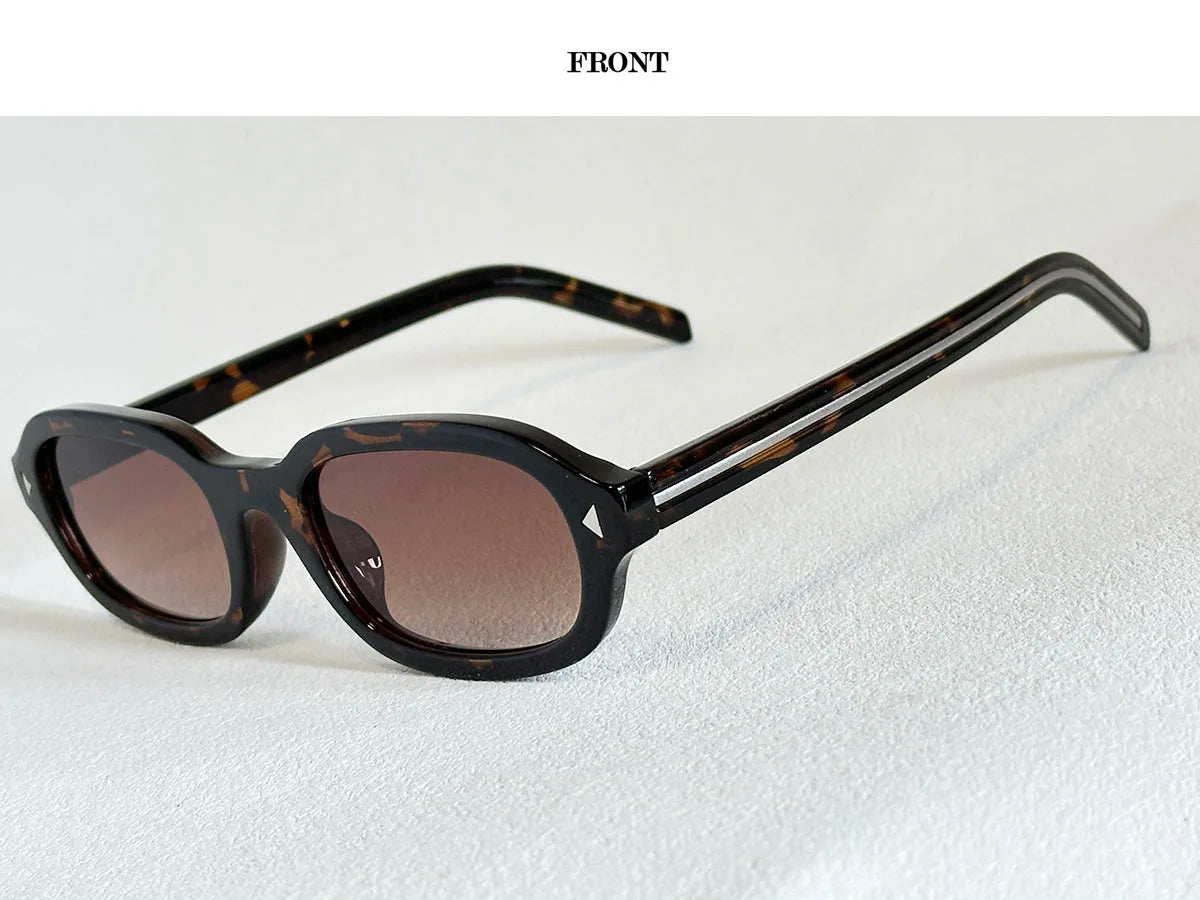 Oval Fashion Sunglasses With UV400 Protection