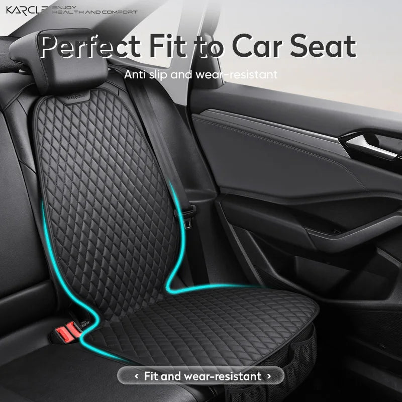 PU Leather Car Seat Protection Mat Car Seat Protector for Child Universal Car Safety Seat Mat Auto Security Rear Seat Covers