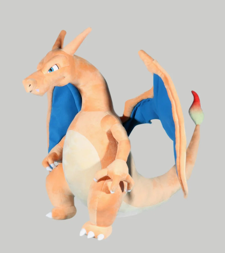 Giant Dragon Fire Monster Plush Doll Soft Anime Stuffed Toy