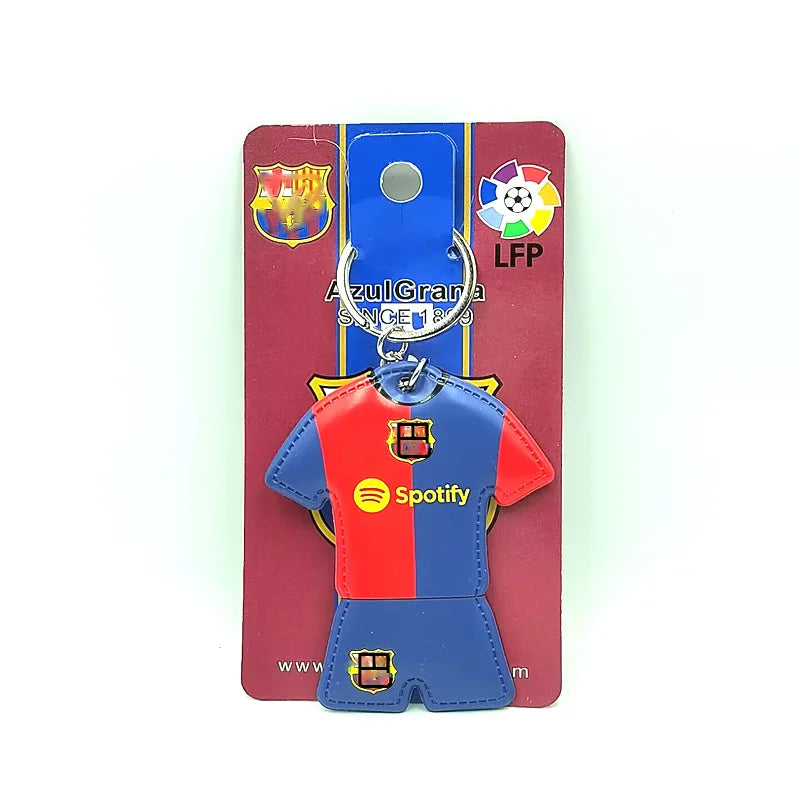 Football Jersey Keychain Soccer Team Shirt Bag Charm Sports Souvenir