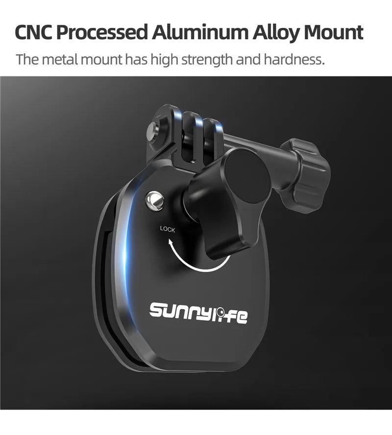 Motorcycle Windshield Clip Mount for Action Cameras and Smartphones