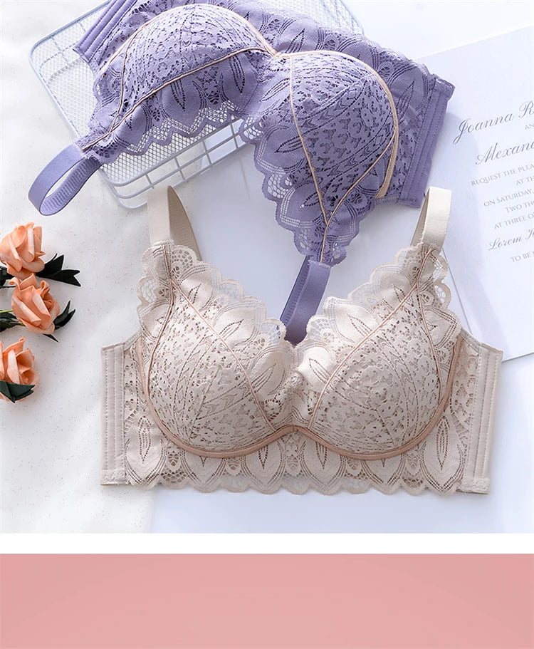 Women’s Push-Up Wire-Free Bra – Comfortable Adjustable Straps Bralette