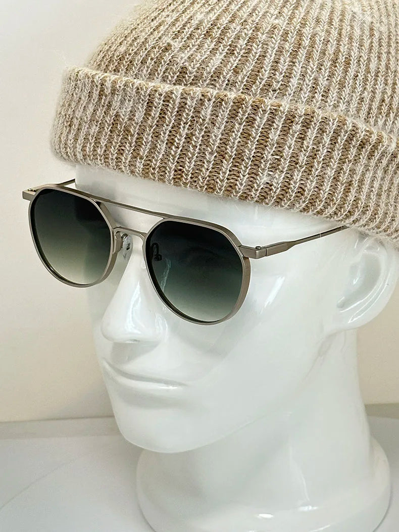 Oval Vintage Sunglasses With UV400 Protection