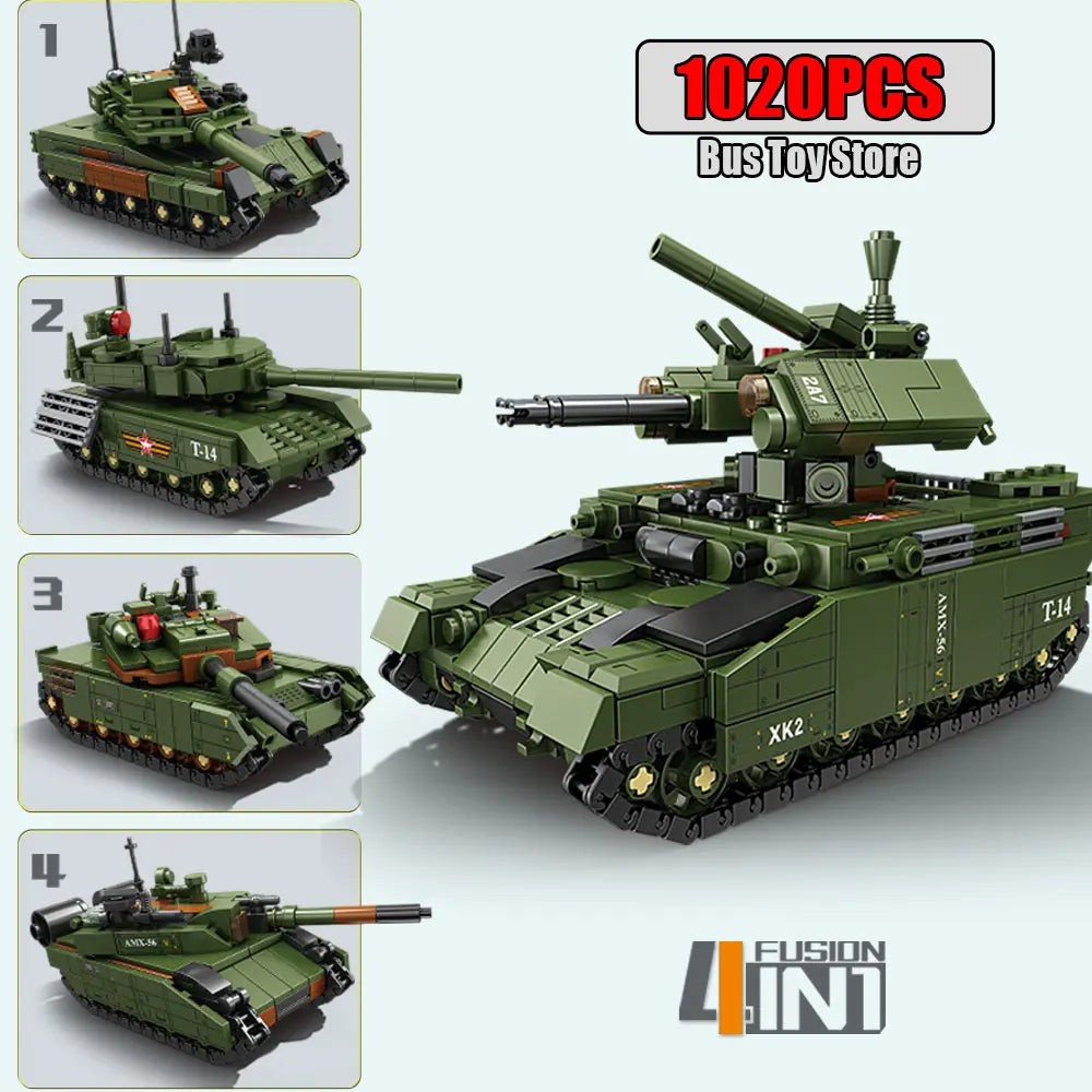 Aircraft Tank Aircraft Carrier MODERN EOLIPMENT MODERN WAR INFORMATION WW2 Military Model Building Blocks Bricks for Boy