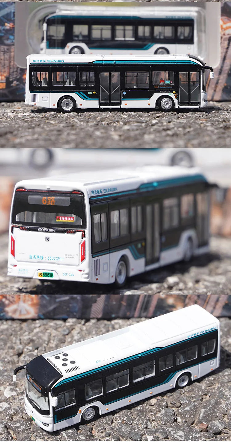 1 120 Scale Shanghai City Tour Bus Diecast Model Vehicle