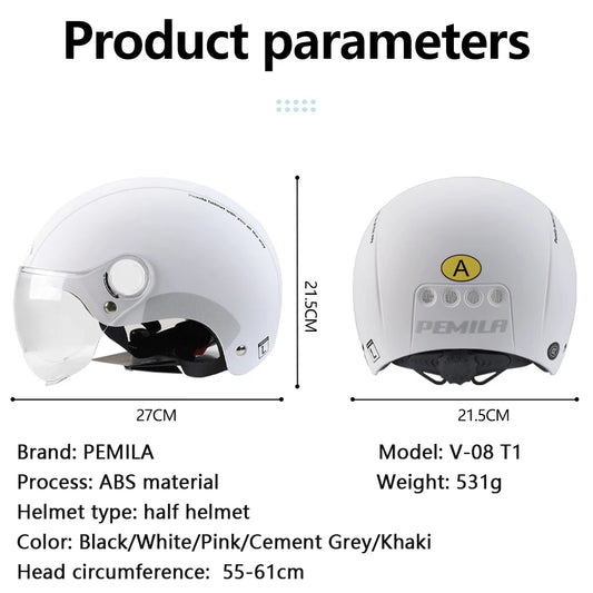 Adult Cycling Helmet With Goggles Ear Protection And Removable Lining