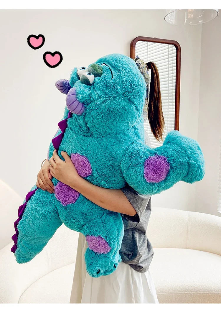 140cm Disney Large James P. Sullivan Stuffed Toys Monsters Plush Dolls  Anime Soft Pillow Room Deco Kawaii Pillow Hugs Kid Gifts