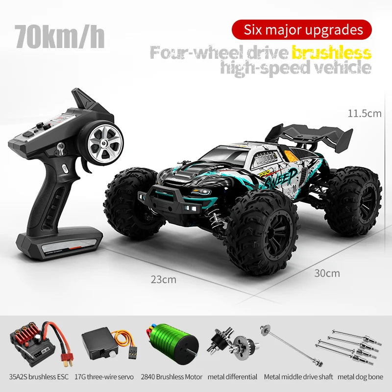 1 to 16 Scale 4WD Brushless High Speed Remote Control Racing Car