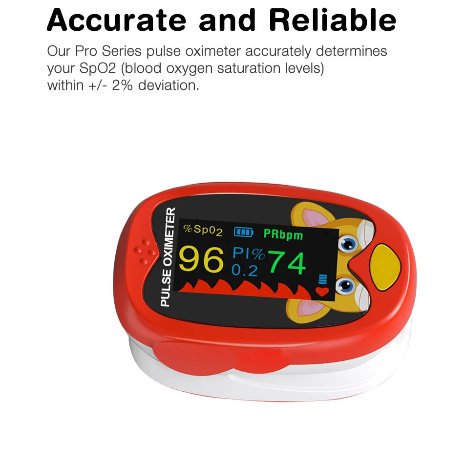 USB Pediatric Oximeter Finger Blood Oxygen Monitor for  Pulse Oximeter OLED Digital Oximetro Home Medical