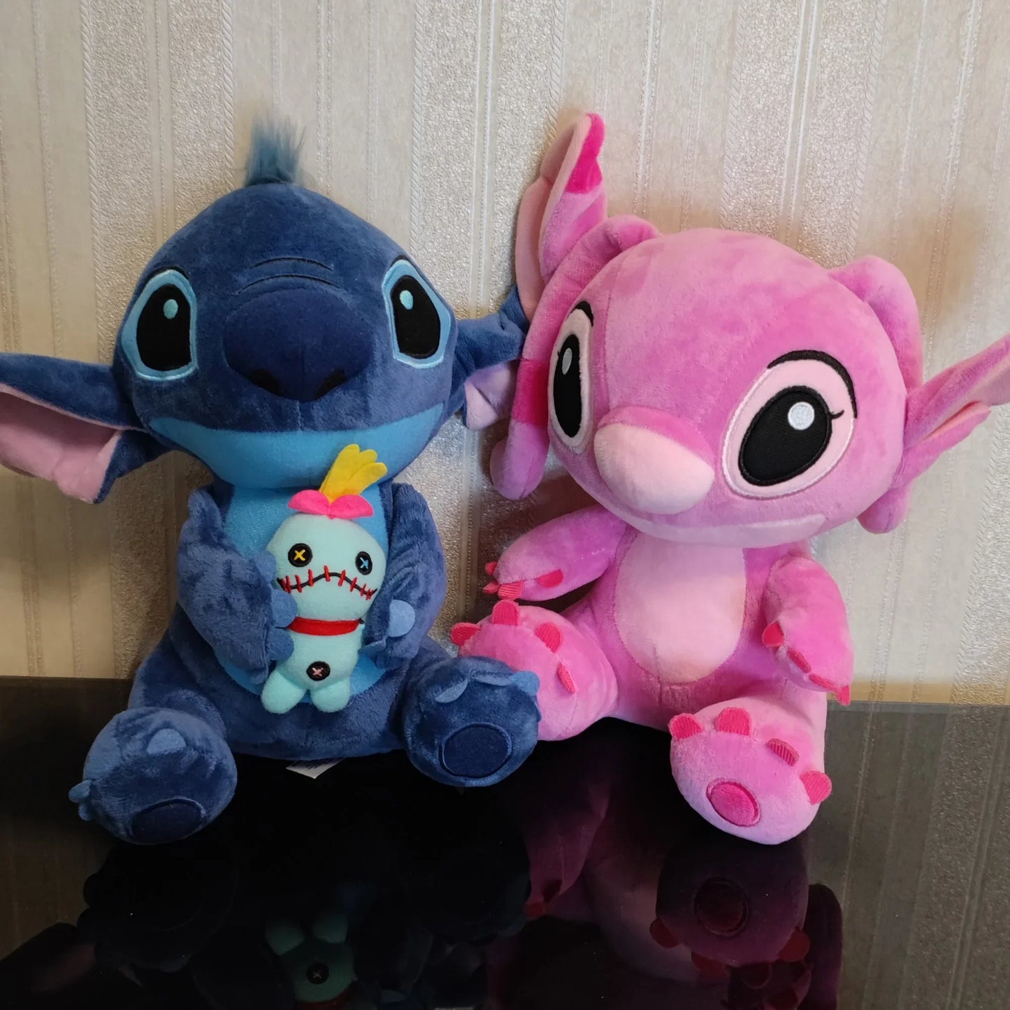 Disney Cartoon Blue Pink Stitch Plush Dolls Anime Toys Lilo and Stitch Stich Plush Stuffed Toys Christmas Gifts for
