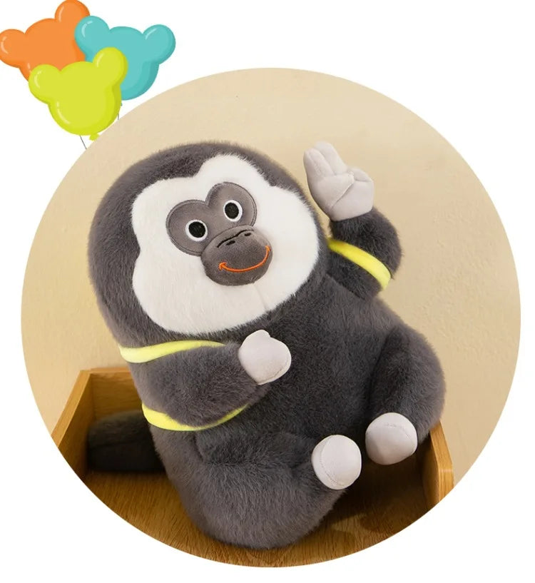 Ugly Cute Monkey Plush Stuffed Doll Banana Pillow Toy