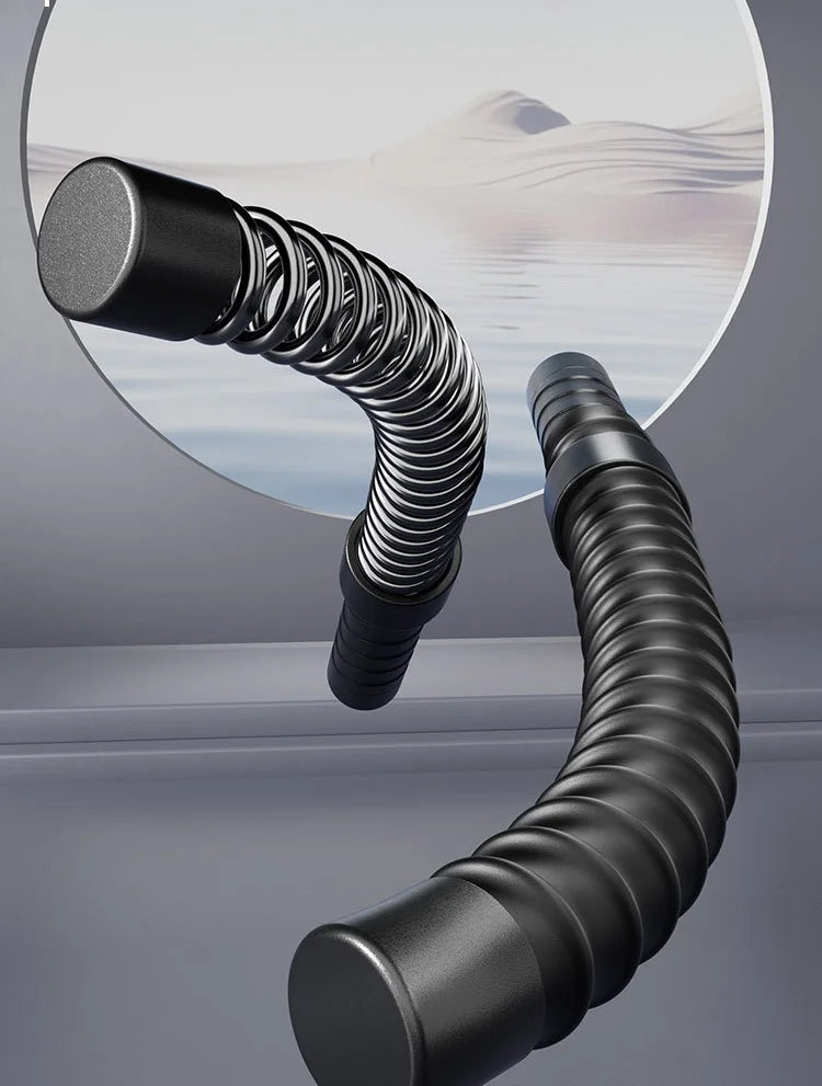 2pcs Fitness Strength Training Fitness Throwing Rope Physical Spring Elastic Crude Training Battle Rope Exercise Gym Equipment