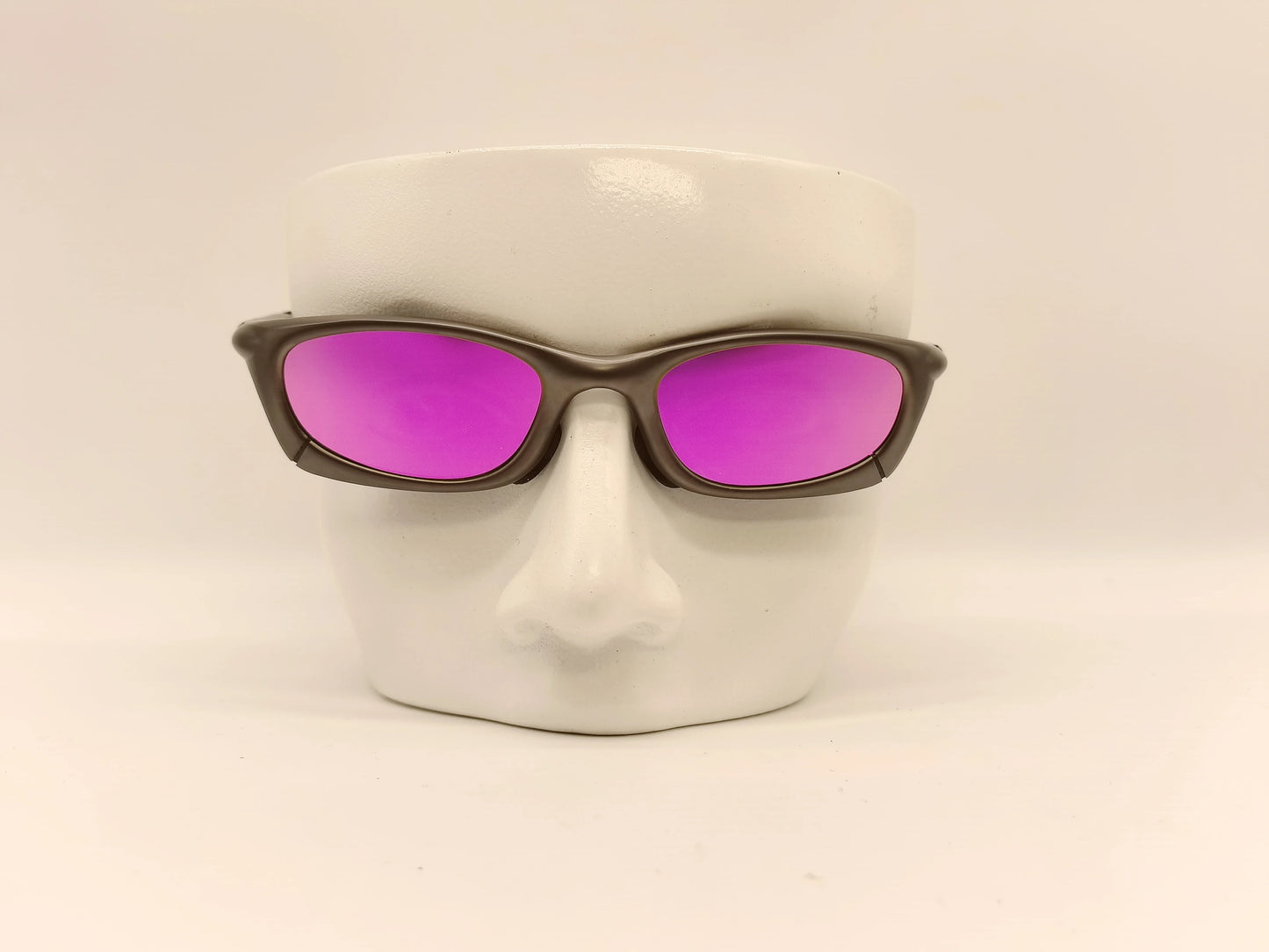 Polarized UV400 MTB Bike Cycling Sunglasses – Silver Metal Frame Riding Fishing Eyewear