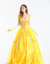 Halloween Costume Belle Princess Dress Beauty and The Beast Belle Snow Masquerade Costume