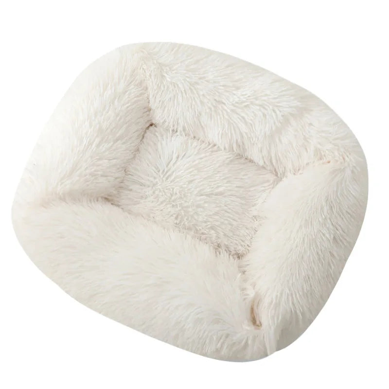 Plush Fluffy Pet Bed Sofa Cushion for Dogs and Cats