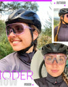 2 Packs Photochromic Cycling Glasses Outdoor Sports Bicycle Sunglasses Men MTB Cycling Goggles Women Road Bike Eyewear