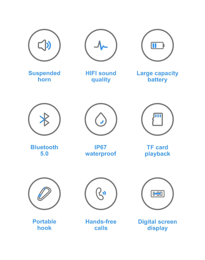 Bicycle Speed Display Speaker PLUS Portable Waterproof Long Battery Life 8W Mini Cycling Wireless Bluetooth Speaker