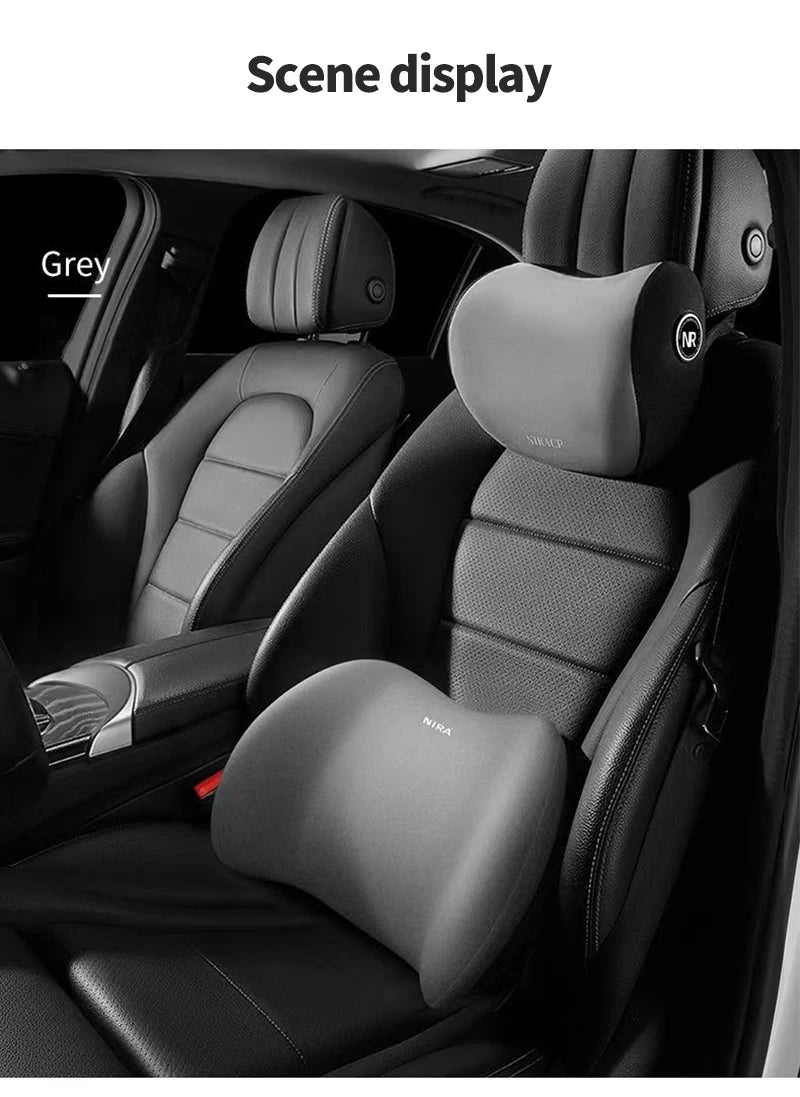 Memory Foam Car Neck Headrest Pillow Auto Car Seat Pillow Breathable Head Support Neck Rest Protector Automobiles Interior