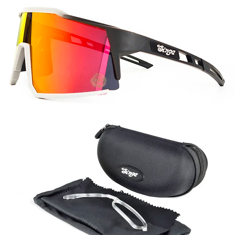 Photochromic Cycling Sunglasses UV400 Sports Bike Eyewear